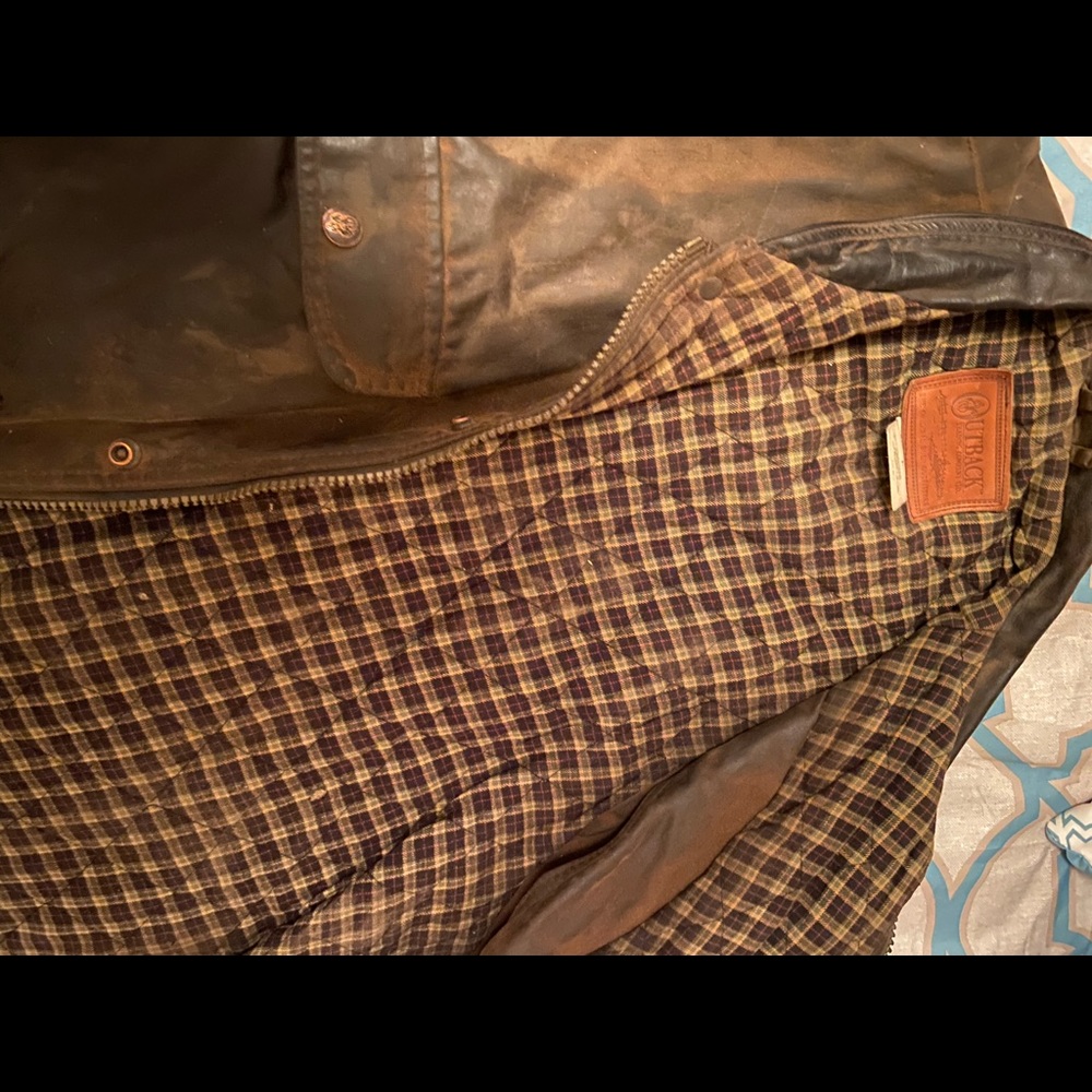 Outback oilskin vest